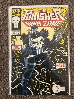 Punisher War Zone #1, 3, 4, 10, 25 (1992 Marvel) Lot Of 5 - Thumbnail 5