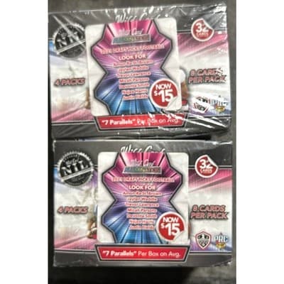 2021 Wild Card Alumination Football Hobby Boxes Lot of 2 - Image 1