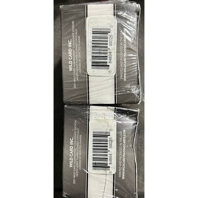 2021 Wild Card Alumination Football Hobby Boxes Lot of 2 - Thumbnail 4