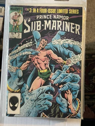 Prince Namor The Sub-Mariner #1-4 (1984 Marvel) Complete Limited Series - Thumbnail 4