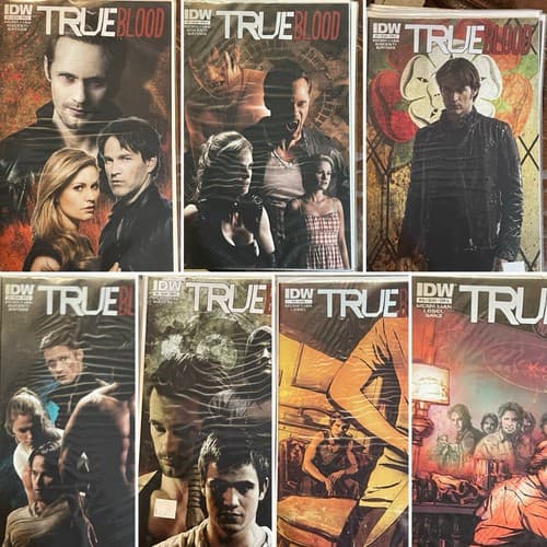Lots Of 7 True Blood #1 - 5, 12, 14 CVR A (2012 IDW) - Image 1
