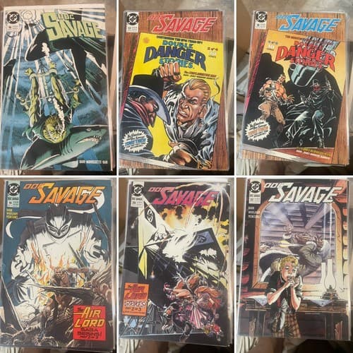 Lot Of 6 Doc Savage 2nd Series #16, 17, 18, 19, 20, 22 (1990 DC) - Image 1