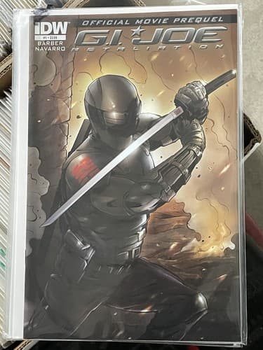 G.I. JOE RETALIATION #1 - 4 OFFICIAL MOVIE PREQUEL SNAKE EYES (2012 IDW) - Thumbnail 2