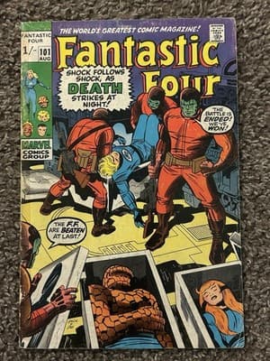 Fantastic Four #101 & 162 (1970 Marvel) Lot Of 2 UK Edition - Thumbnail 6