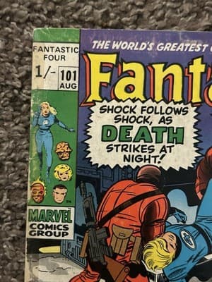 Fantastic Four #101 & 162 (1970 Marvel) Lot Of 2 UK Edition - Thumbnail 7