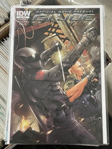 G.I. JOE RETALIATION #1 - 4 OFFICIAL MOVIE PREQUEL SNAKE EYES (2012 IDW) - Thumbnail 4