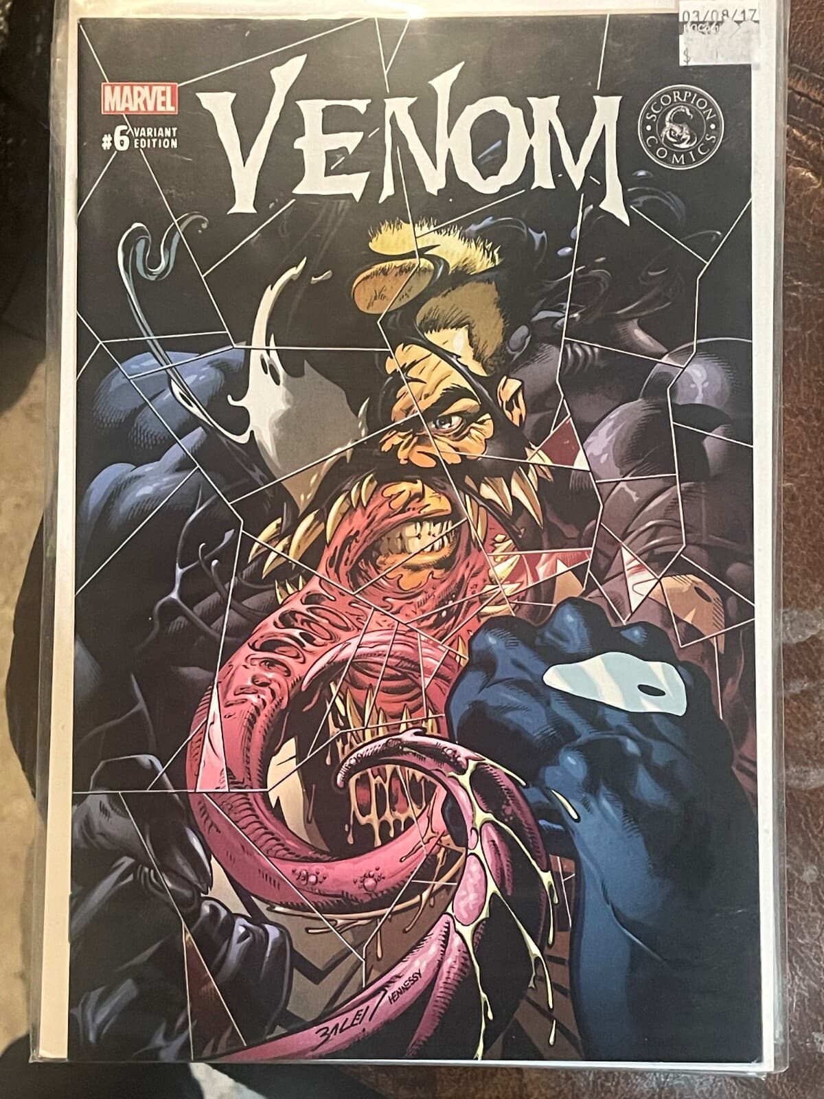 Venom #6 Scorpion A (2017 Marvel) - Image 1