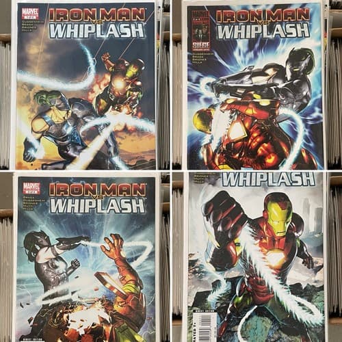 Iron Man vs. Whiplash #1 - 4 (2010 Marvel) Complete Set Of 4 - Image 1