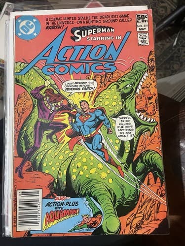 Lot Of 2 Action Comics #519 & 520 (1981 DC) Newsstand - Thumbnail 2