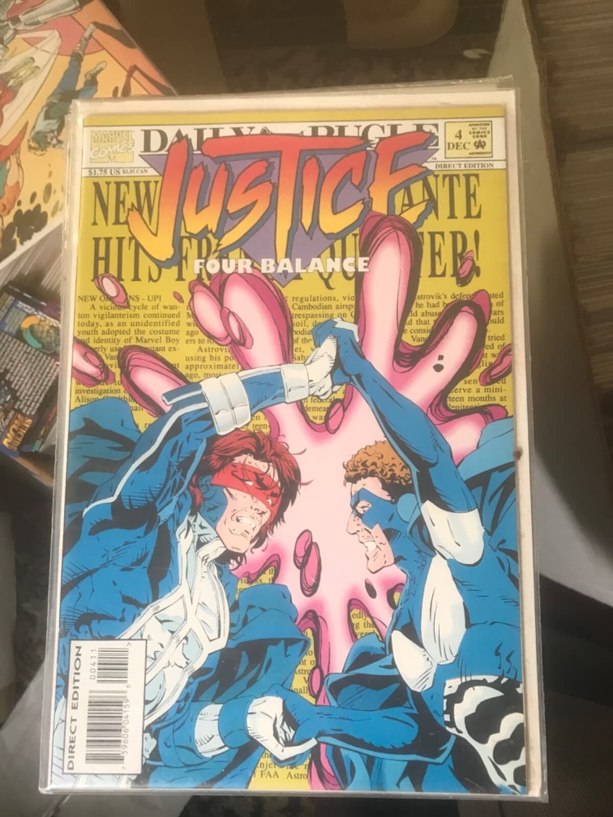 Justice Four Balance #1 - 4 (1994 Marvel) Complete Set of 4nn - Thumbnail 5