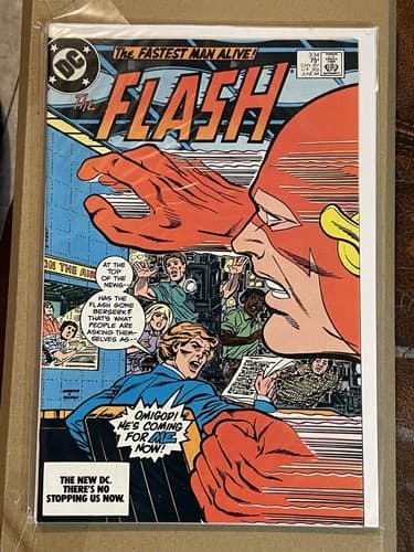 Lot Of 5 FLASH #331 - 335 (1984 DC) Infantino & Giordano Covers - Thumbnail 5