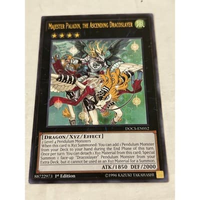 Majester Paladin, the Ascending Dracoslayer DOCS MTG #052 UTR 1st Edition - Image 1