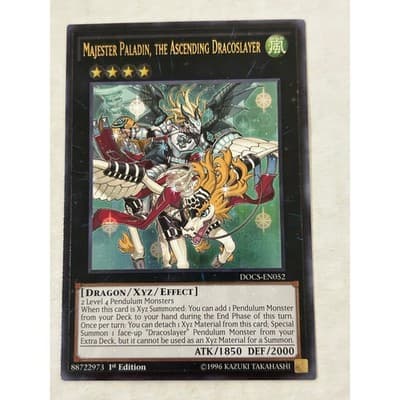 Majester Paladin, the Ascending Dracoslayer DOCS MTG #052 UTR 1st Edition - Thumbnail 3