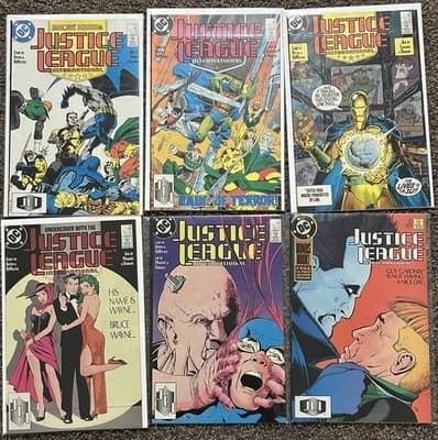 Justice League International #13 - 18 (1988 DC) Lot Of 6 - 3 KEYS - LOBO L-Ron - Image 1