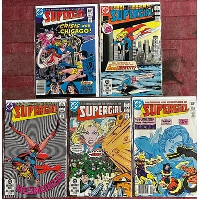 Daring New Adventures of Supergirl 2nd Series #2, 4, 5, 7, 8 (1982 DC) Lot of 5 - Image 1