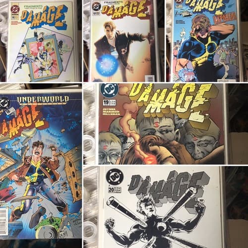 Damage #0, 1, 2, 4 - 7, 11, 12, 17 - 20 (1994 DC) Lot Of 13 - Thumbnail 2