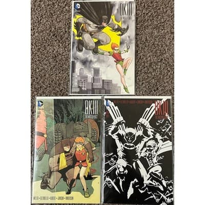 Dark Knight III The Master Race Book #1 -3 (2015 DC) Lot of 3 - 1 KEY ISSUE - Image 1