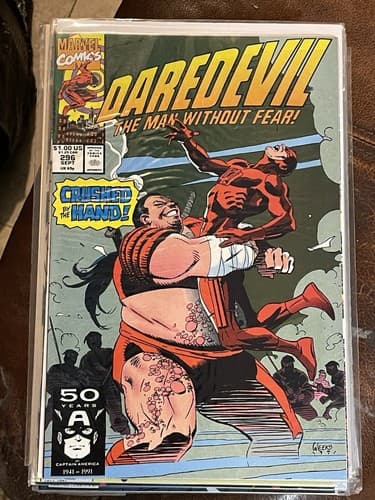 Lot Of 9 Daredevil #294 - 302 (1991 Marvel) Ghost Rider, The Hand, Typhoid Mary - Thumbnail 4