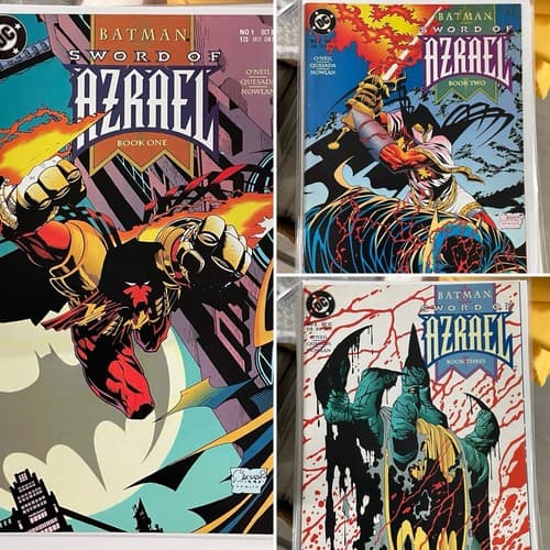 Batman Sword of Azrael #1, 2, 3 (1992 DC) Lot Of 3 - Image 1
