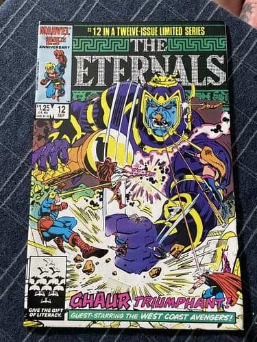 ETERNALS 2ND SERIES #1 - 12 (1985 MARVEL) Complete Set 3 KEYS ISSUES - Thumbnail 20