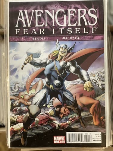 Lot Of 5 Avengers #13 - 17 (2010 Marvel) Fear Itself Tie-In Thor, Spider-Woman - Thumbnail 2