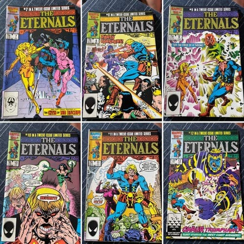 ETERNALS 2ND SERIES #1 - 12 (1985 MARVEL) Complete Set 3 KEYS ISSUES - Thumbnail 2