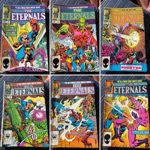 ETERNALS 2ND SERIES #1 - 12 (1985 MARVEL) Complete Set 3 KEYS ISSUES - Image 1
