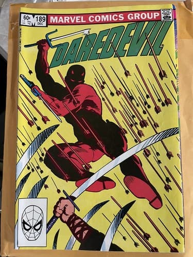Daredevil #189 (1964 Marvel) Death of Stick; Frank Miller Story and Cover KEY - Image 1