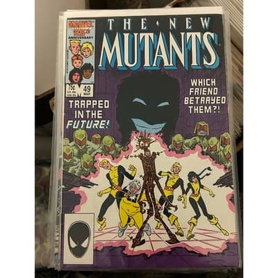 New Mutants #44, 45, 46, 47, 48, 49 (1986 Marvel) Lot of 6 - 1 KEY ISSUE - Thumbnail 7