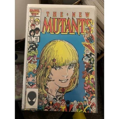 New Mutants #44, 45, 46, 47, 48, 49 (1986 Marvel) Lot of 6 - 1 KEY ISSUE - Thumbnail 3