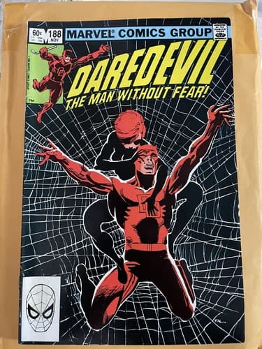 DAREDEVIL #188 (1982 MARVEL) FRANK MILLER KEY ISSUES - Image 1