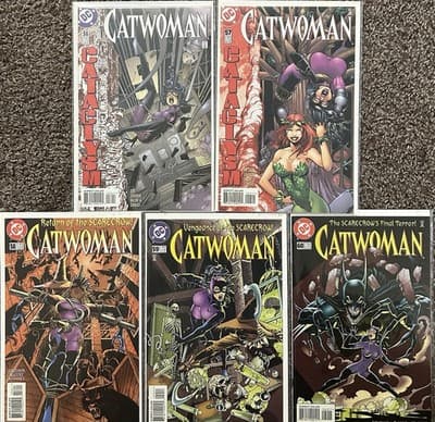 Catwoman 2 Series #56 - 60 (1998 DC) Lot Of 5 Poison Ivy - Batman - Scarecrow - Image 1