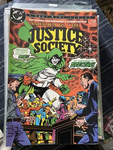 America Vs The Justice Society #1-4 (1984 DC) Mini Series Of 4 Complete Set - Thumbnail 4