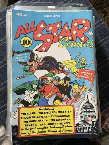 America Vs The Justice Society #1-4 (1984 DC) Mini Series Of 4 Complete Set - Thumbnail 3
