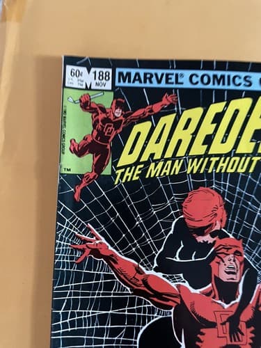 DAREDEVIL #188 (1982 MARVEL) FRANK MILLER KEY ISSUES - Thumbnail 3