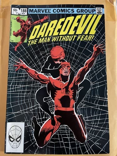 DAREDEVIL #188 (1982 MARVEL) FRANK MILLER KEY ISSUES - Thumbnail 2