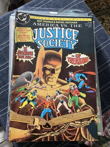 America Vs The Justice Society #1-4 (1984 DC) Mini Series Of 4 Complete Set - Thumbnail 2