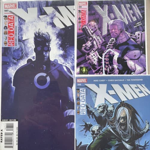 Lot of 3 X-Men 2nd Series #197 - 199 (1991 Marvel) - Image 1