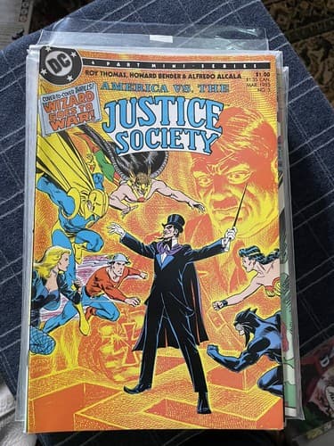 America Vs The Justice Society #1-4 (1984 DC) Mini Series Of 4 Complete Set - Thumbnail 6