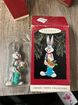 Hallmark Looney Tunes Collection Ornaments Lot of 6 Red Multi-color One Size - Thumbnail 2