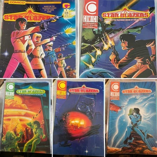 Star Blazers 2nd Series #1 - 5 (1989 Comico) Great Series - Image 1