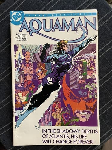 Aquaman vol. 2 #1 - 4 (1986 DC) Complete 4 Part Mini Series KEY ISSUE - Thumbnail 2