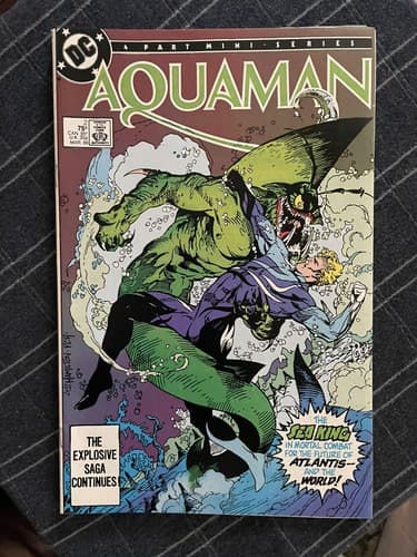 Aquaman vol. 2 #1 - 4 (1986 DC) Complete 4 Part Mini Series KEY ISSUE - Thumbnail 4
