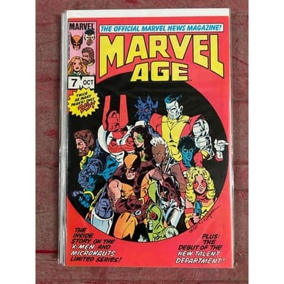 Marvel Age #6 - 10 (1983 Marvel) Lot of 5- 3 KEYS - Beta Ray - Spider-Ham - Thumbnail 3