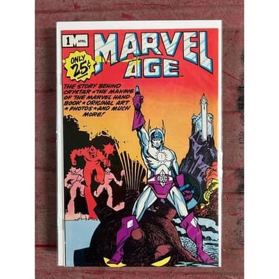 Marvel Age #1 - 5 (1984 Marvel) Lot of 5- 2 KEYS - Alpha Flight - Thumbnail 2