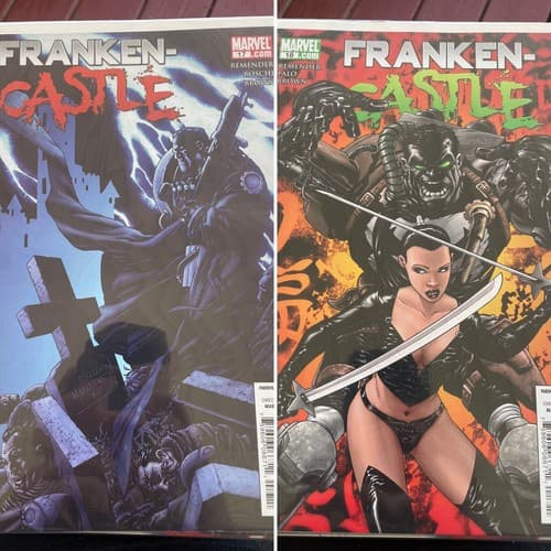 FRANKENCASTLE #17 & 18 (2010 Marvel) 1st Print Cover A THE PUNISHER - Image 1