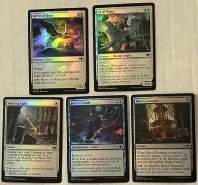Lot Of 5 Innistrad: Crimson Vow Magic The Gathering VOW-EN015 - 095 Common - Image 1