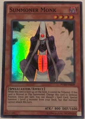 YuGiOh Branch! Battle Fusion Summoner Monk Foil Lot of 3 FUEN-EN Cards Holo - Thumbnail 2