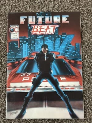Future Beat #1 (Oasis 1986) Indie Cyberpunk Cop Sci-fi Comic - Image 1