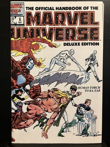 Lot Of 7 Official Handbook of the Marvel Universe #1, 2, 4 - 8 (1985 Marvel) - Thumbnail 10